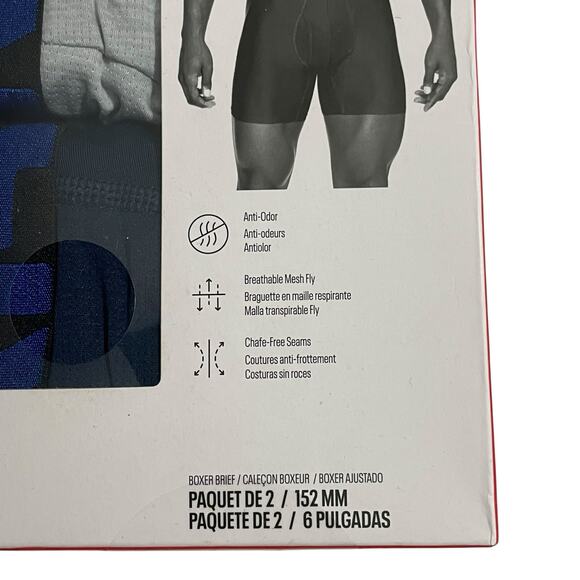 Under Armour Mens Underwear Size 5XL Boxerjock Lightweight Mesh Panels 6" Inseam - Picture 2 of 10